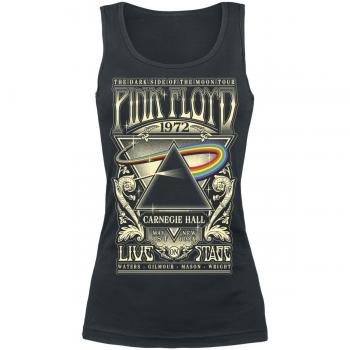 Pink Floyd Dark Side Of The Moon - Live On Stage 1972 Top Mujer Negro