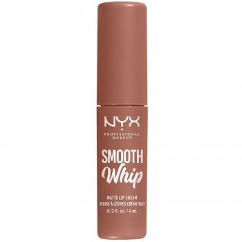 NYX Professional Makeup Smooth Whip Matte Lip Cream Velvet Lipstick with Smoothing Effect Shade 01 Pancake Stacks 4 ml