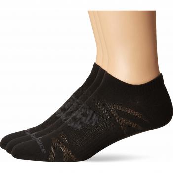 Calcetines New Balance Negros Tobilleros Unisex Pack de 3 Pares