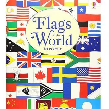 Libro para Colorear Banderas del Mundo de Usborne