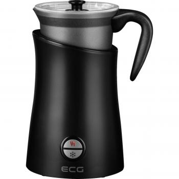 Espumador y Calentador de Leche ECG NM 2255 Latte Art Negro, 550 W, para Bebidas de Leche Calientes y Frías