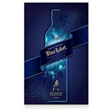 Johnnie Walker Blue whisky esconcés, Pack con dos vasos de regalo - 700 ml