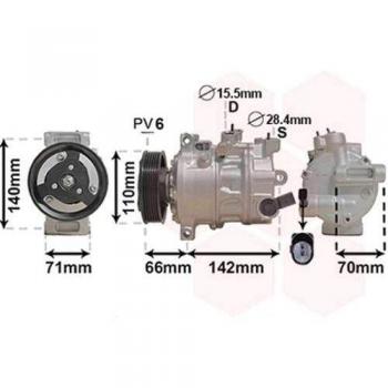 Compresor aire acondicionado VAN WEZEL 0301K703