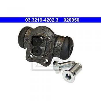 Cilindro de freno de rueda ATE 03.3219-4202.3 para OPEL Manta B Berline, Rekord D Coupe y Kadett C Berline, 19,0 mm, fundición gris