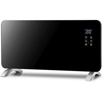 Radiador De Panel Crystal Black Helios Home 2000W Wifi Negro