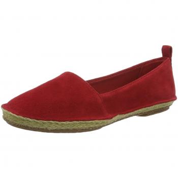 Clarks Clovelly Sun, Alpargatas para Mujer, Rojo