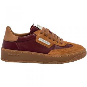 El Naturalista Zapatillas de piel N5841 Multi Material Cereza para Mujer/Hombre color Cereza Talla 45