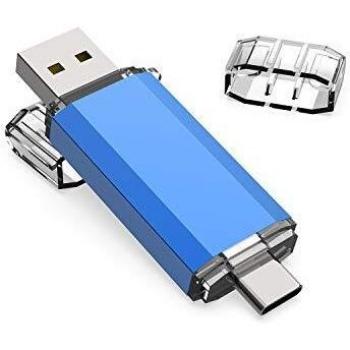 Kootion Memoria USB Tipo C 128GB 3.0 Pendrive USB C OTG 2 en 1 USB Dual Flash Drive Type C USB Stick C Pen Drive Doble para Móviles, MacBook, Tablet, PC, Android