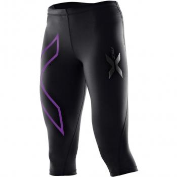 2xu - 3/4 Compression Tights Lacquer Logo, color black , talla L