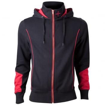Import Europe - Sudadera Assassin's Creed Rogue, Color Negro/Rojo, Talla XL