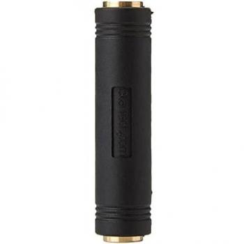 StarTech.com 3.5mm Audio Adapter - 3.5mm Male to 3.5mm Female - Stereo Audio Adapter - Black