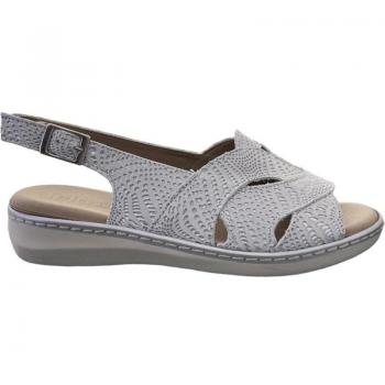 Sandalias PITILLOS Hebilla Mujer Plata Piel Fantasía 5581