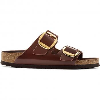Birkenstock Arizona Big Buckle Women's Sandals in Natural Leather Patent