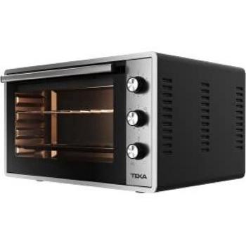 Teka | Mini Horno Independiente | Capacidad 42L 220-240 50/60 | 4 Funciones | Gris y Negro | 33 x 52 x 44cm