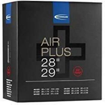 Schwalbe SV 19AP Air Plus-Cámara de Aire, Unisex Adulto, Negro, 28 Pulgadas