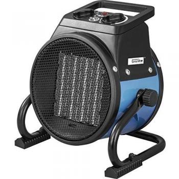 Calefactor eléctrico portátil Güde GEH 2000 P - 2000W, cerámica PTC, termostato ajustable, protección contra sobrecalentamiento