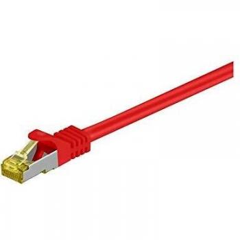 Cable de Red SFTP CAT7 Rojo 0.5m