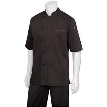 Chef Works B872-XL Valais Signature Series - Chaqueta de chef, unisex, talla XL, color negro