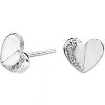 ITEMPORALITY Pendientes Coraz??n Plata SEA-101-030-UU