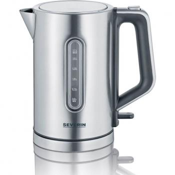 Hervidor de agua SEVERIN WK 3402 - 1,7 L, acero inoxidable, 2400 W