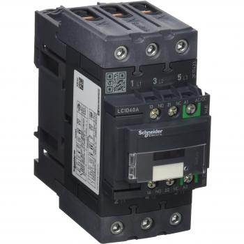 Contactor de potencia TeSys D Schneider LC1D40AKUE 3P AC-3 bobina 250V ac/dc 40W