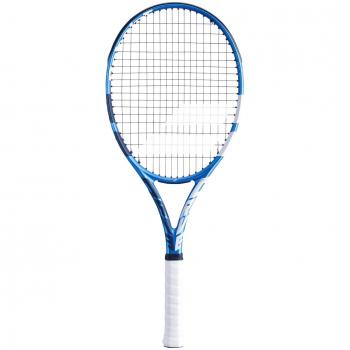 Babolat EVO Drive Tennis Racket 2022 - Strung, Blue, 4 1/8 (L1)