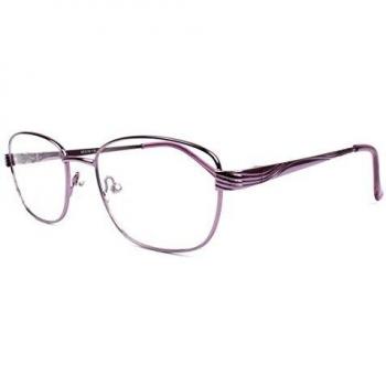 Oval Montura Completa Metálico Purple Armazones para Hombre - SmartBuy Collection