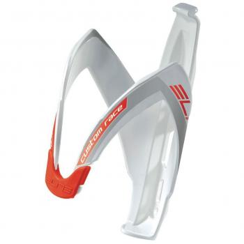 Elite Flaschenhalter Custom Race  Portabidón, Unisex, Blanco/Rojo