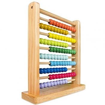 WOOMAX - Ábaco de madera multicolor WOOMAX