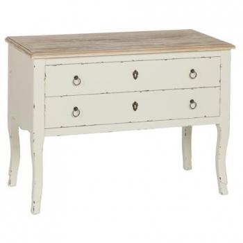 Consola Bigbuy Home Blanco Natural Madera de Abeto MDF 104 x 50 x 78 Cm
