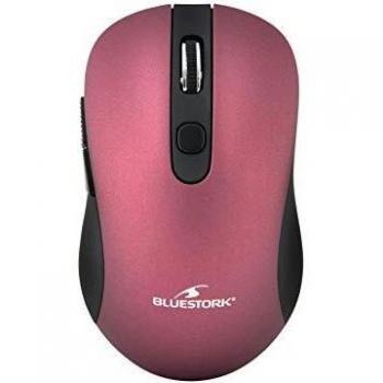 Bluestork Office 60 Ratón Inalámbrico RF 2.4 GHz, 1600 DPI, 6 Botones, Ajustable 1000/1600 PPP, Compatible con Windows y Mac, *2 Pil