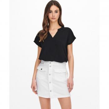 Camiseta Jdy Manga Corta Cuello Mao