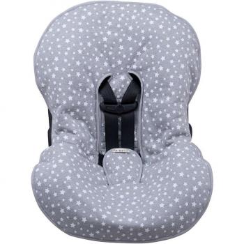 Jyoko Funda Acolchada Universal para Silla de Coche Grupo 0 y 1 - Transpiración, Regulación de Temperatura, Modelo White Star