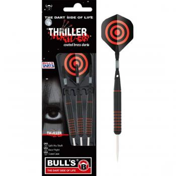 Bulls Thriller Steel Dart, Negro, 21 g