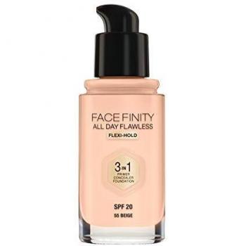 Max Factor Face Finity All Day Flawless 3-in-1 Foundation SPF 20 - Beige 55 (30 ml)