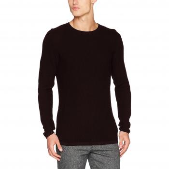 JACK & JONES PREMIUM Jprstory Knit Crew Neck Noos, Suéter para Hombre, Marrón