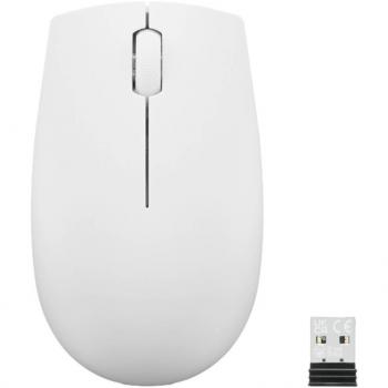 Ratón Inalámbrico Óptico Compacto Lenovo 300 Gris Claro 1000 DPI Ambidextro