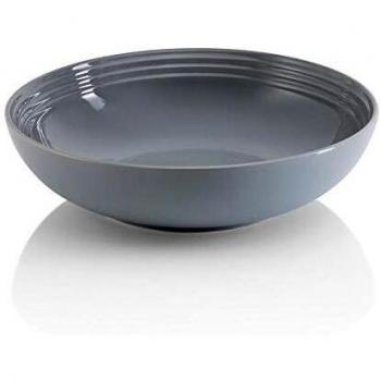 Le Creuset Cuenco para Servir con Diseño de Gres, Mist Grey, 32.5 cm