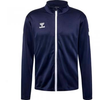 Hummel Chándal Logo Azul - Chándal de entrenamiento, material transpirable, diseño moderno, logo Hummel en el pecho, pantalones con cintura elástica y bolsillos laterales