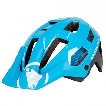 Casco Endura Singletrack MTB Azul Eléctrico Adulto (Tamaño S/M)