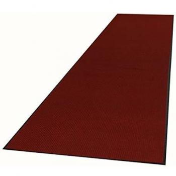 vidaXL Felpudo Antideslizante con Reverso de Vinilo 1.2x5m Rojo Moqueta Hogar