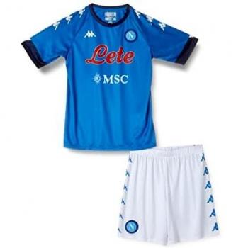 Kappa Kombat Kit Home Napoli Kit, Niños, Azul/Blanco, 12Y