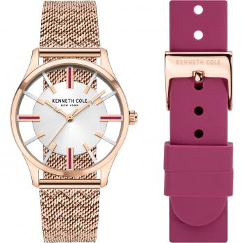 Kenneth Cole Women's Quartz Watch 34.5mm Grey KCWLG2124002