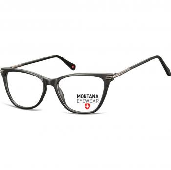 Montana Eyewear MA51 MA51A Armazones y Gafas Recetadas para Hombre Negros con Lentes de 53