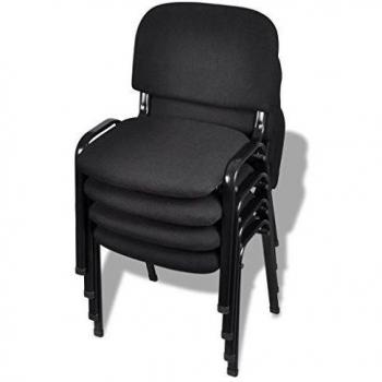 Silla de oficina de pila 4 piezas