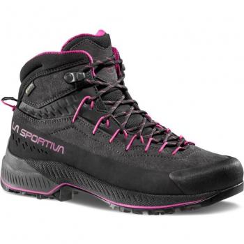 La Sportiva TX4 Evo Mid Woman Gtx - Botas de senderismo para mujer, impermeables, con membrana Gore-Tex, diseño ligero y duradero, suela Vibram para tracción en terrenos variados