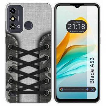 Funda de Silicona para Zte Blade A53 con Diseño de Zapatillas 16 Dibujos
