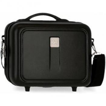 Neceser ABS Roll Road Camboya Adaptable Negro con Compartimentos Organizadores