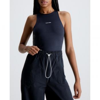 Camiseta de tirantes Calvin Klein para el gimnasio con sujetador CK Sport negro - S