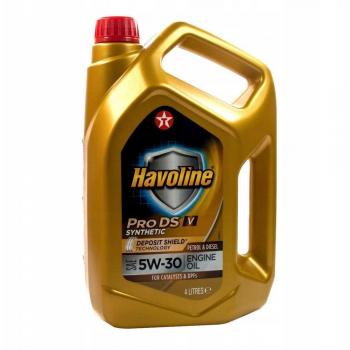 Aceite de motor Texaco Havoline ProDS V 5W-30, 4 litros, compatible con VW, Audi y Mercedes-Benz